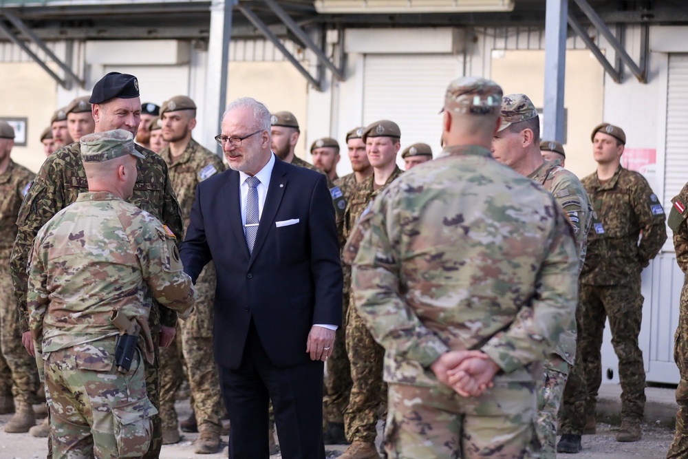 Latvian Presidential Visit