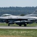 F-16 Fighting Falcons return from Romania