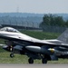 F-16 Fighting Falcons return from Romania