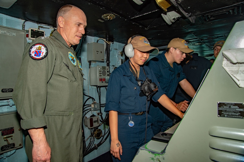The Harry S. Truman Carrier Strike Group is on a scheduled deployment in the U.S. Sixth Fleet area of operations in support of naval operations to maintain maritime stability and security.