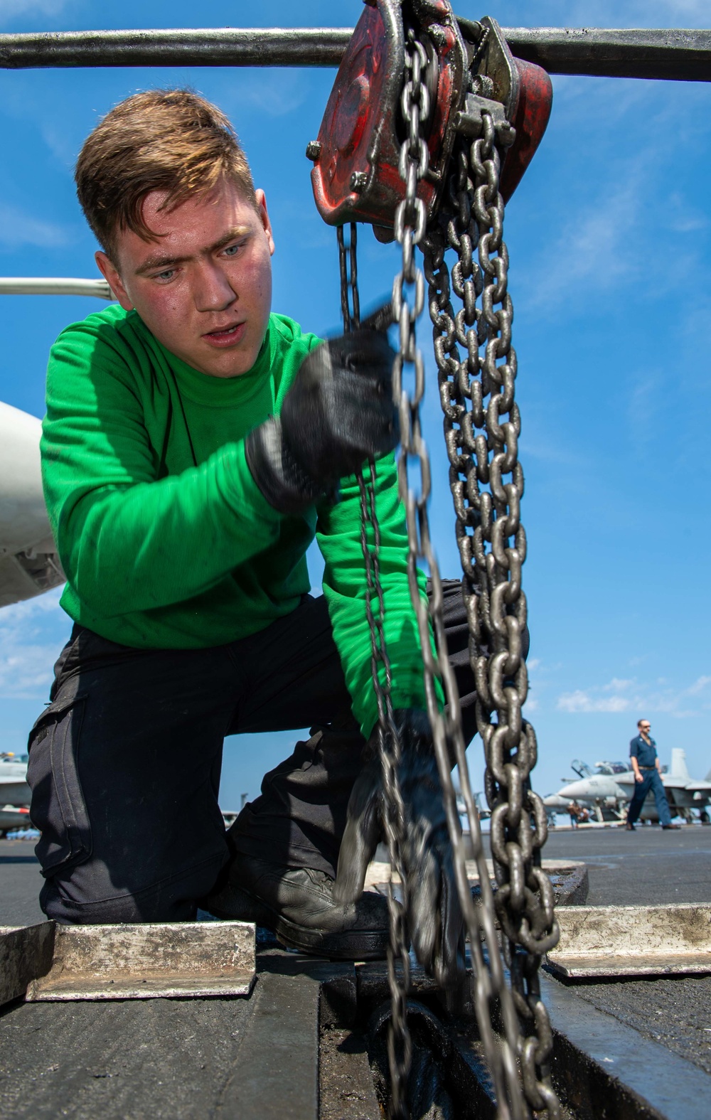 The Harry S. Truman Carrier Strike Group is on a scheduled deployment in the U.S. Sixth Fleet area of operations in support of naval operations to maintain maritime stability and security.