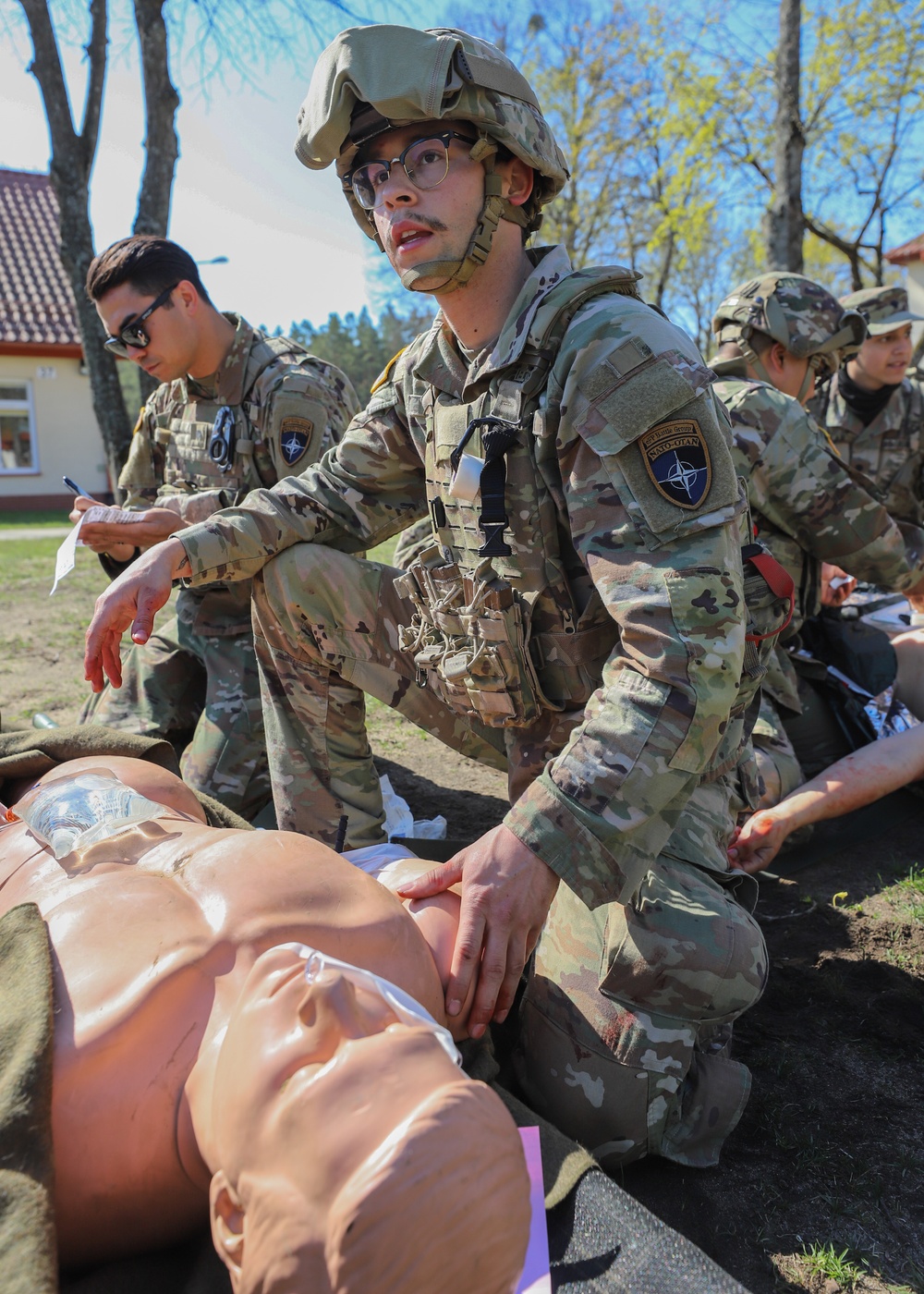 185th Infantry Regiment Soldiers Conduct Mass Casualty Training in Poland
