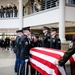 Iowa Honor Guard gives memorial demonstration to mortuary affairs students