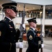 Iowa Honor Guard gives memorial demonstration to mortuary affairs students