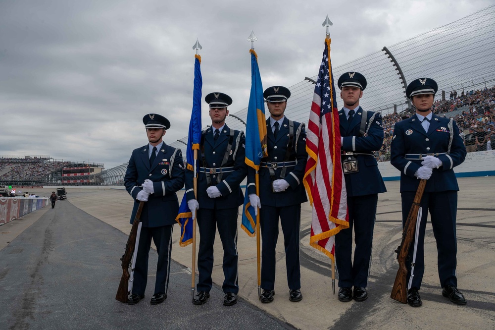 Dover AFB Honor Guard, chaplain participate at NASCAR weekend