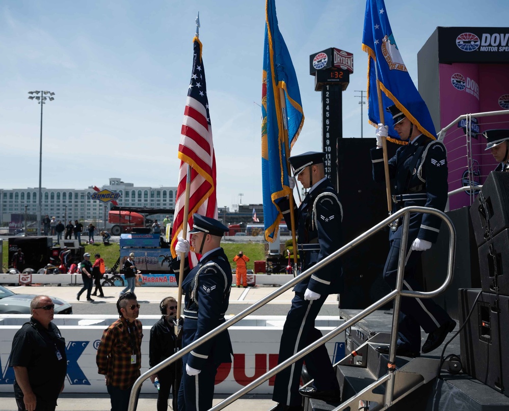 Dover AFB Honor Guard, chaplain participate at NASCAR weekend