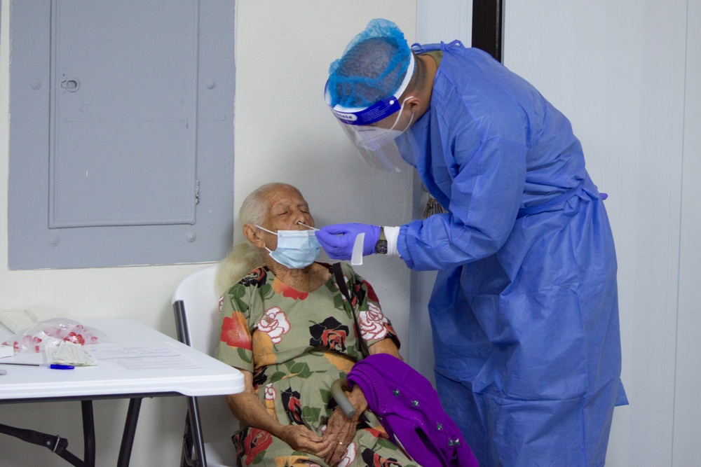 JTF-PR supports COVID-19 testing sites.