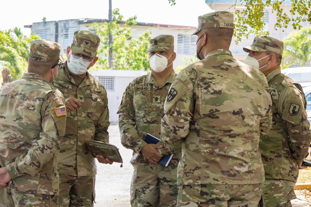 JTF-PR supports COVID-19 testing sites.