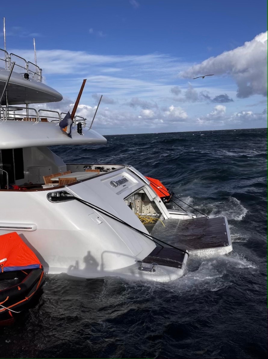 Coast Guard rescues 7 aboard 143-foot yacht 25-miles off Wash. Coast