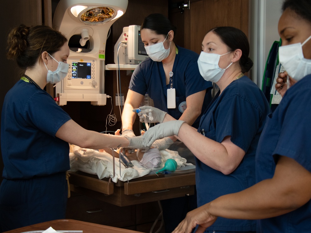Iwakuni medical staff undergo joint neonatal training
