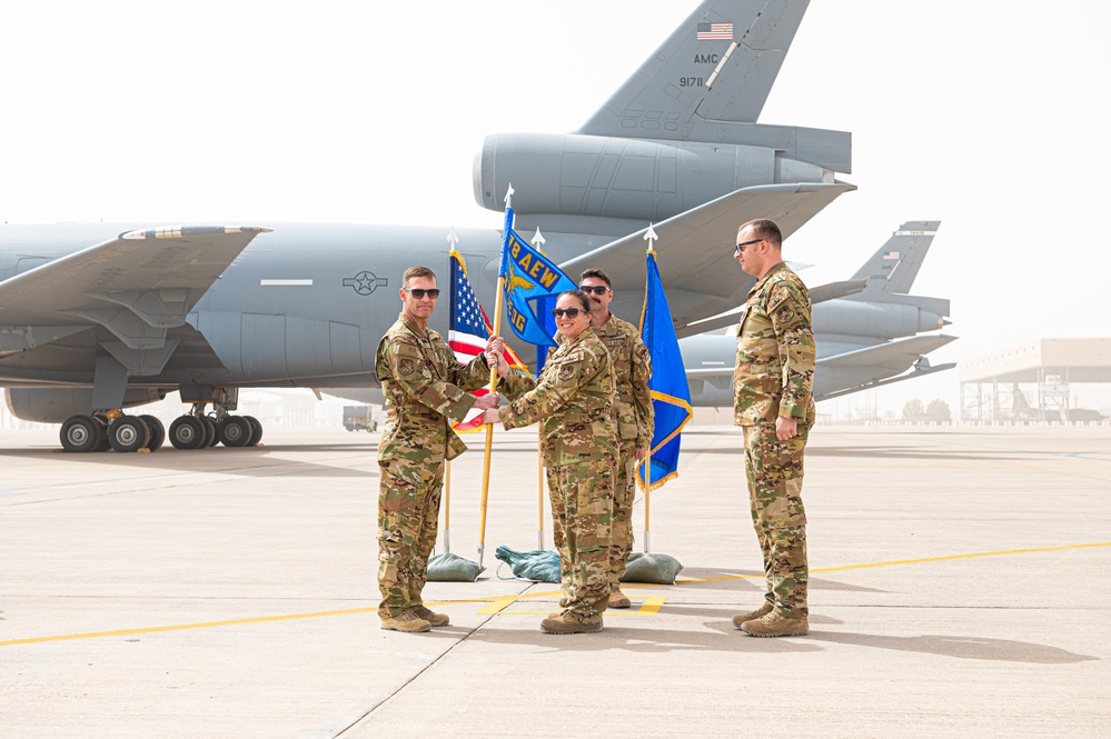 KC-10 refuelers receive new commander at Prince Sultan