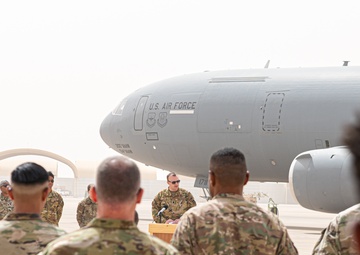 KC-10 refuelers receive new commander at Prince Sultan