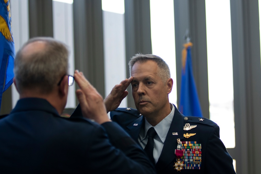Brig. Gen. Hargens Assumes command of Nebraska Air National Guard