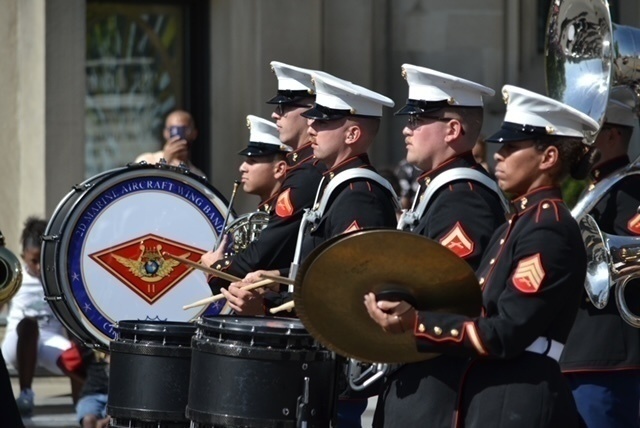 Marines on display at 2022 Pegasus Parade