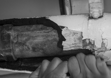 Blue Ridge Lagging Team help preserve the Ship