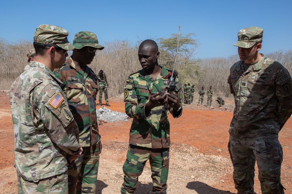 Senegalese Armed Forces soldiers graduate from C-IEDD course