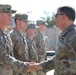 U.S. Soldiers assigned to CJTF-OIR are awarded the German Armed Forces Badge of Marksmanship at Union III ceremony
