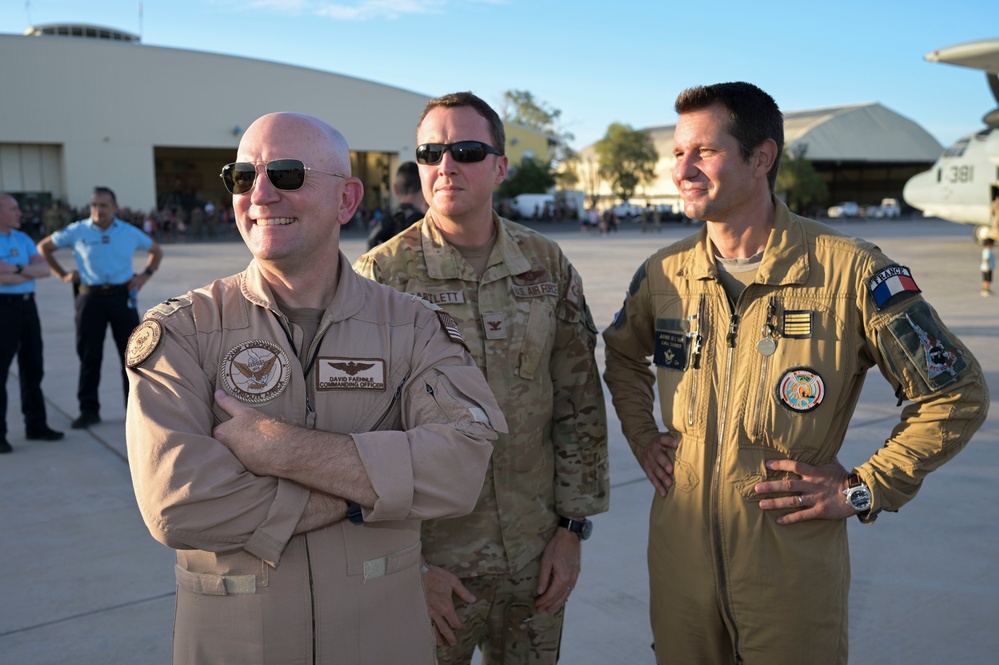 449 AEG attend French Vol de Nuit airshow