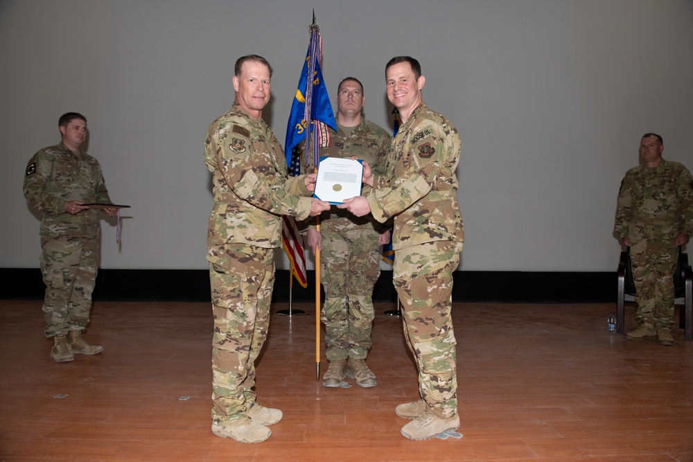 Gallant Unit Citation Awarded to 385th Air Expeditionary Group During Inactivation Ceremony