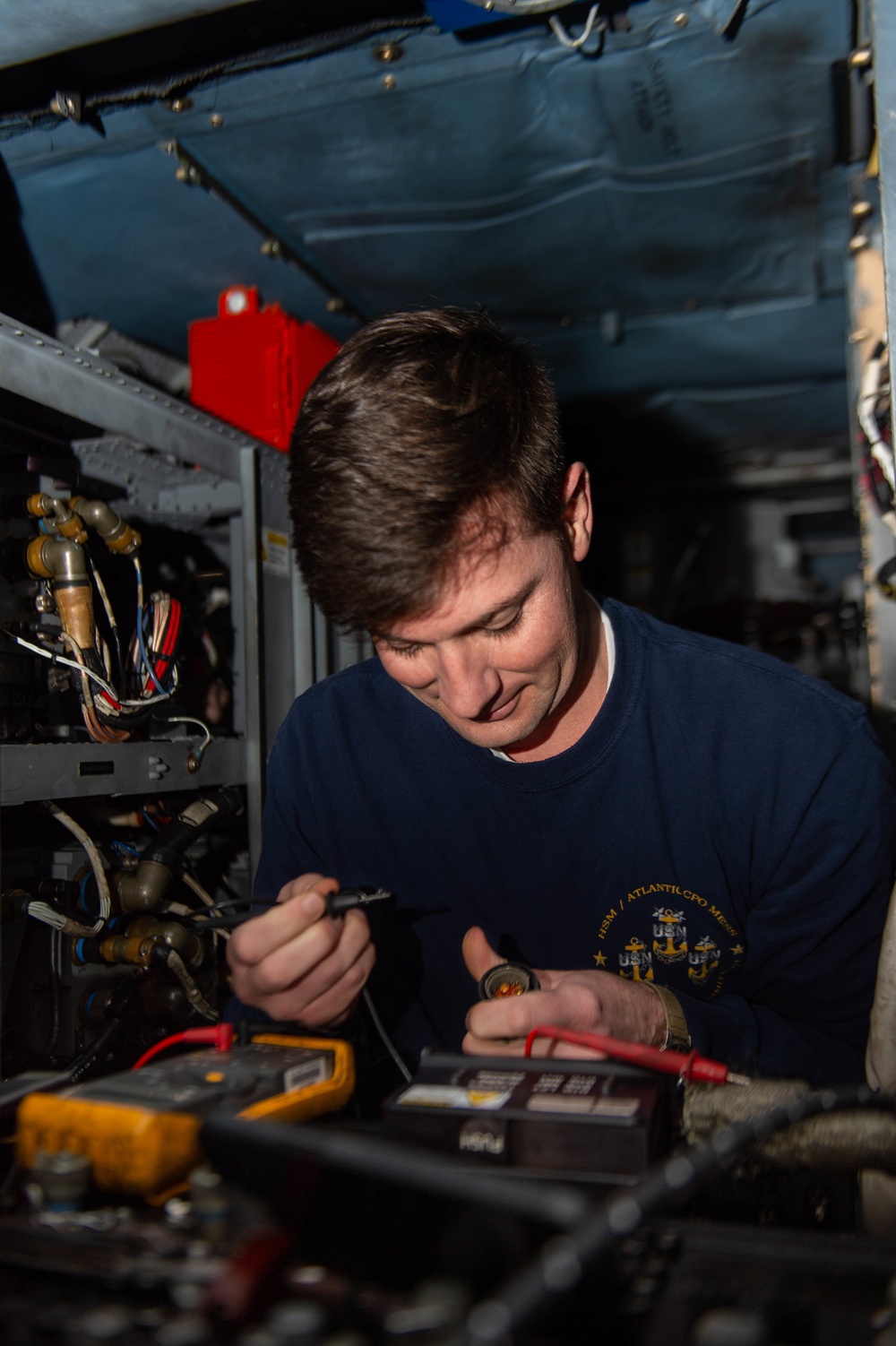 The Harry S. Truman Carrier Strike Group is on a scheduled deployment in the U.S. Sixth Fleet area of operations in support of naval operations to maintain maritime stability and security.