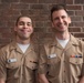New members of U.S. Navy Band are pinned to E6