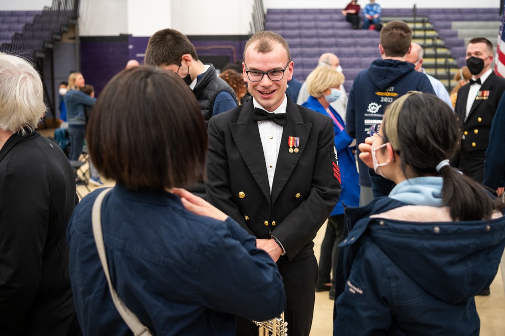 Navy Band visits Ann Arbor, Mich.