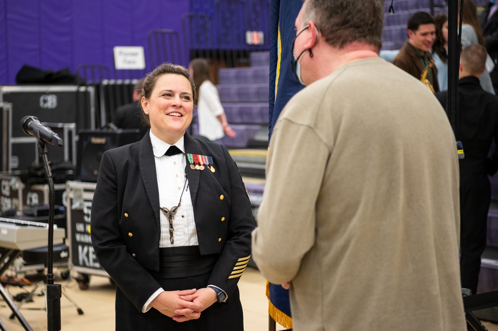 Navy Band visits Ann Arbor, Mich.