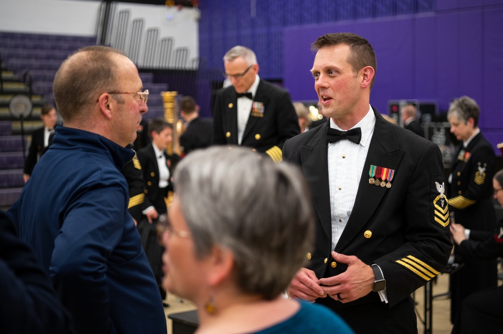 Navy Band visits Ann Arbor, Mich.