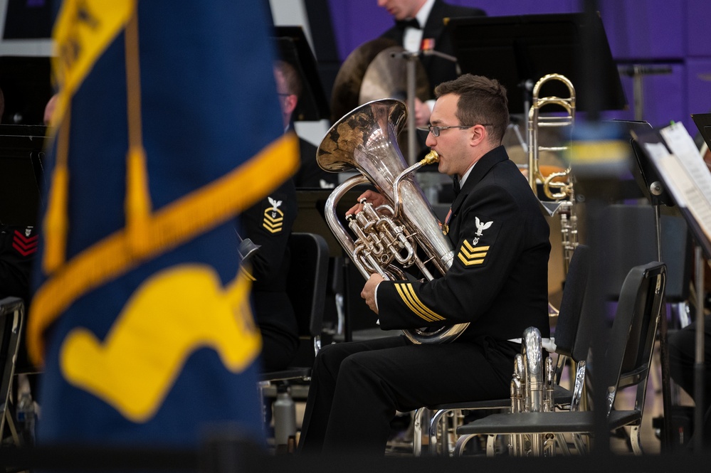 Navy Band visits Ann Arbor, Mich.