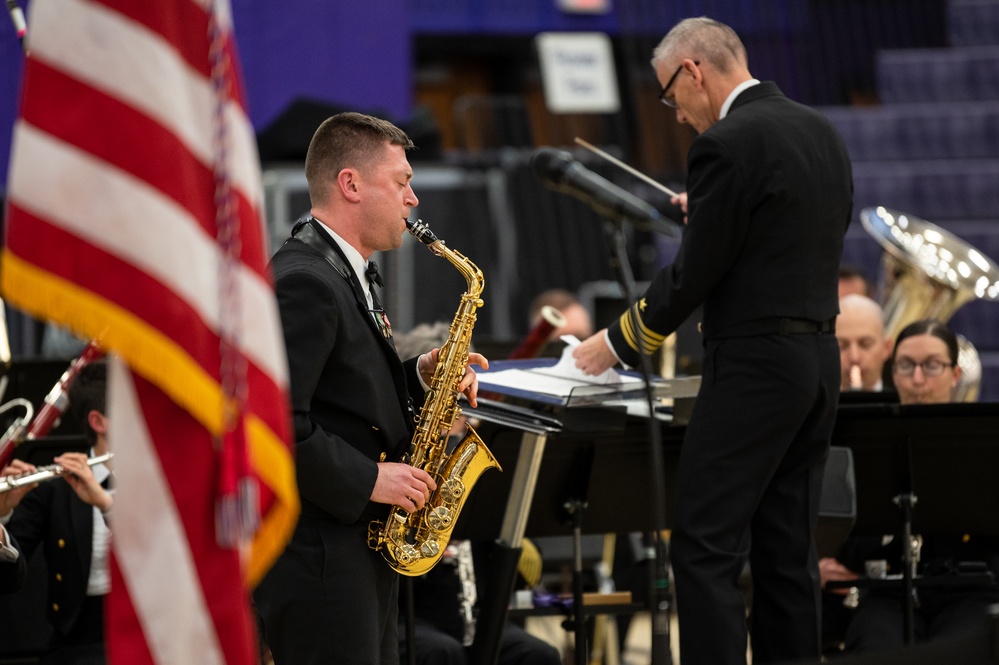Navy Band visits Ann Arbor, Mich.