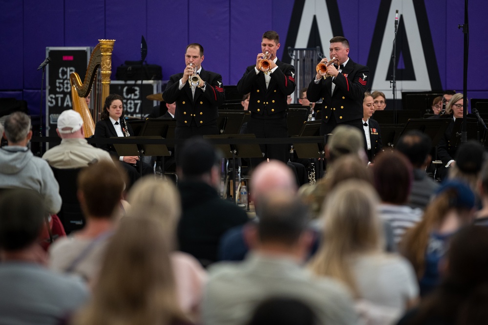 Navy Band visits Ann Arbor, Mich.