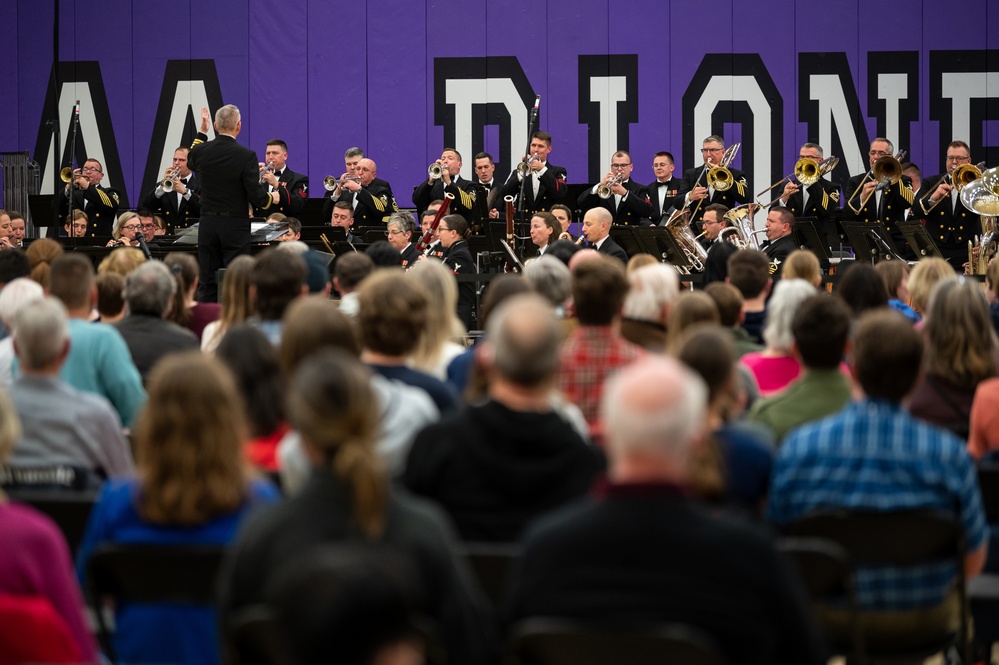 Navy Band visits Ann Arbor, Mich.