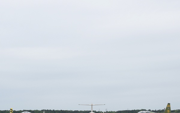 The three Proutys at Columbus Air Force Base, Mississippi