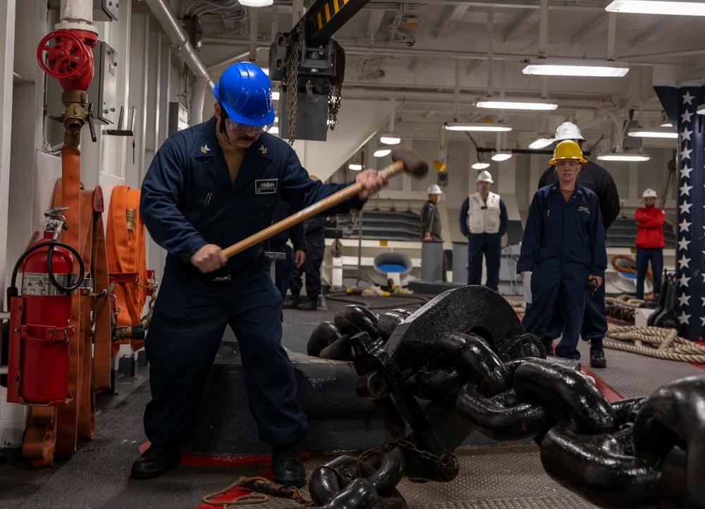Makin Island Anchor Drop