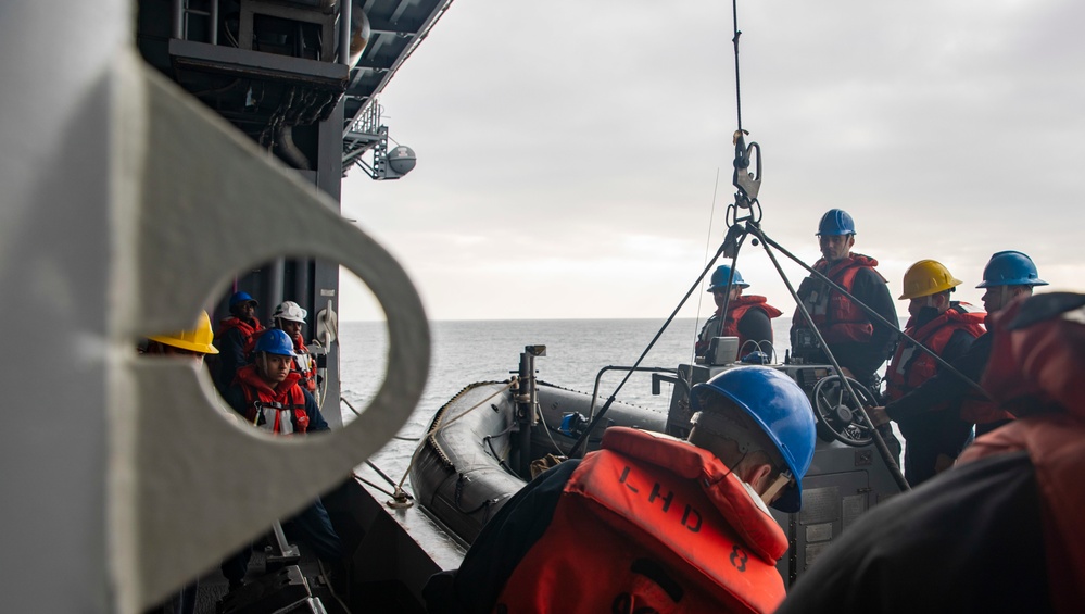 Makin Island RHIB Operations