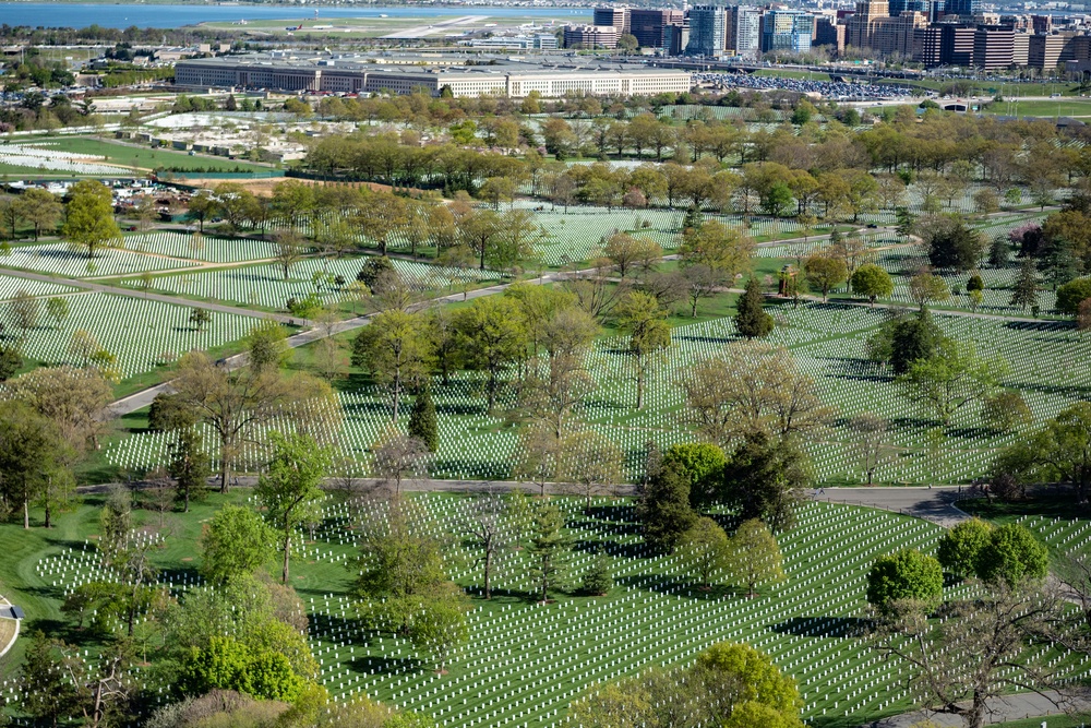 Arlington National Cemetery Aerial Photography