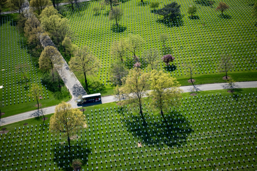 Arlington National Cemetery Aerial Photography