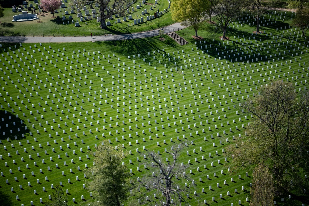 Arlington National Cemetery Aerial Photography