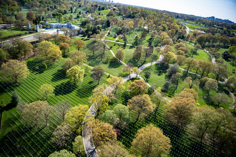 Arlington National Cemetery Aerial Photography