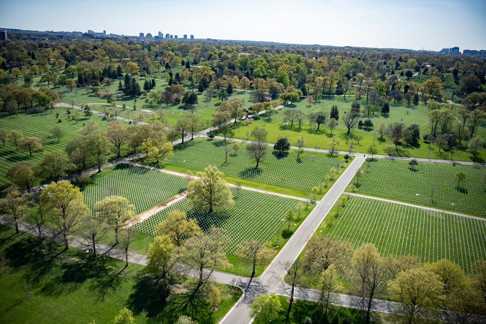 Arlington National Cemetery Aerial Photography