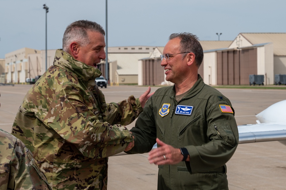 Air Mobility Command leadership visits McConnell