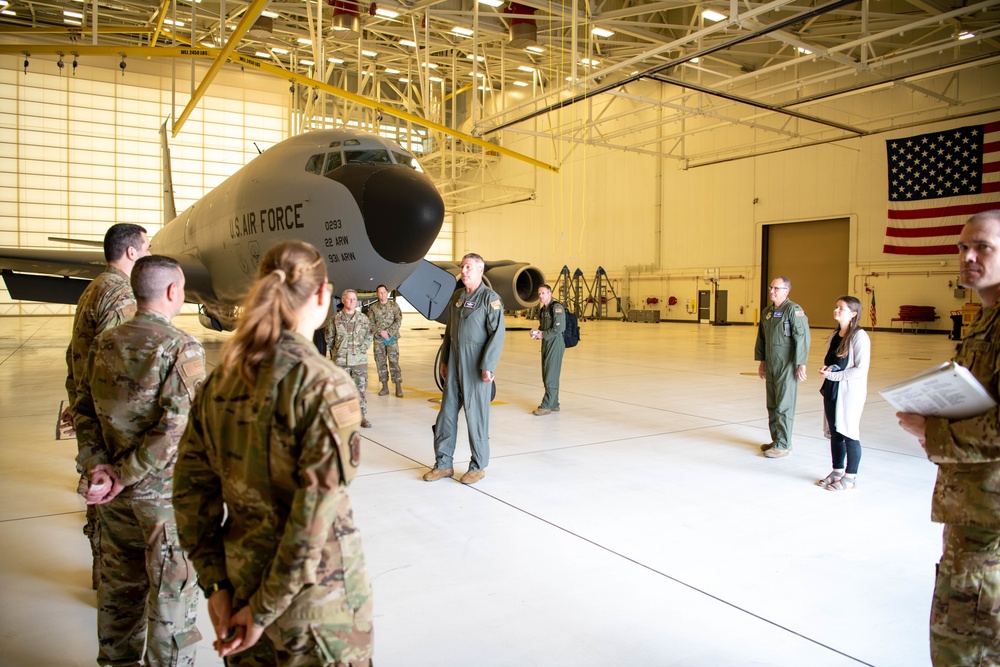 Air Mobility Command leadership visits McConnell