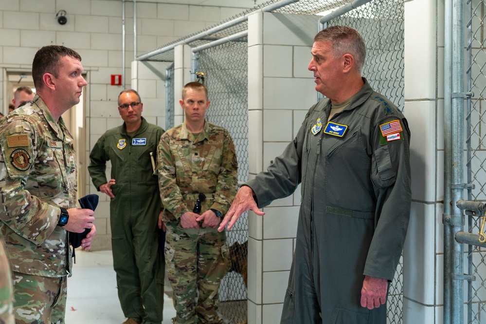 Air Mobility Command leadership visits McConnell
