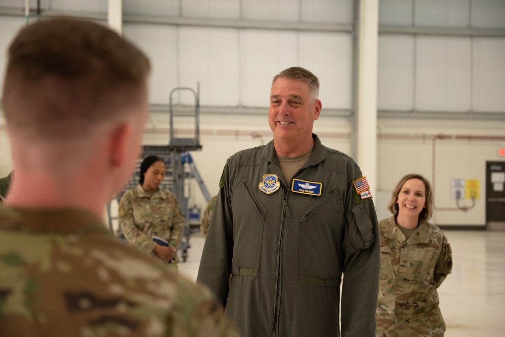 Air Mobility Command leadership visits McConnell