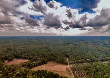 Prepared landing zone at Chattahoochee Bend State Park