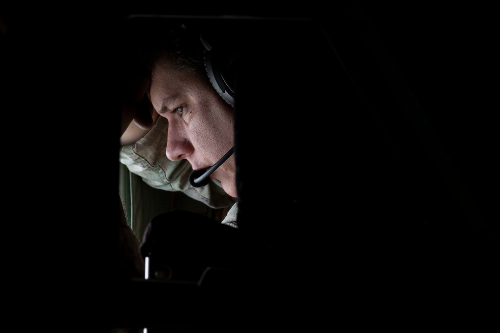 4 SOS Aircrew Performs Training Sortie on AC-130J