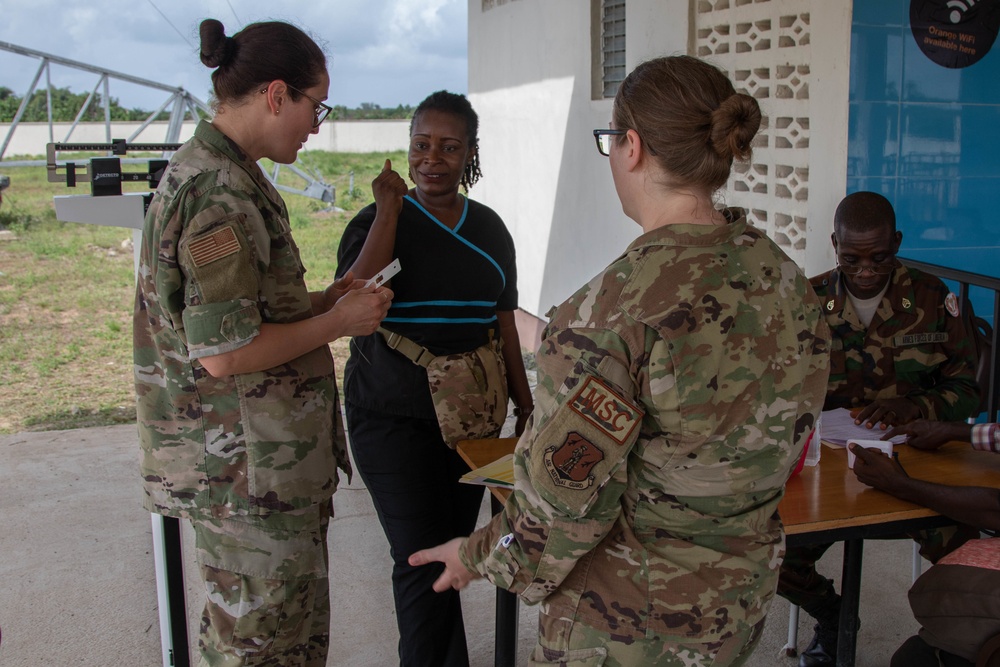 Infant and child malnutrition program at 14 Military Hospital in Liberia