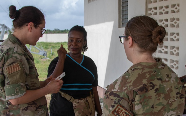 Infant and child malnutrition program at 14 Military Hospital in Liberia