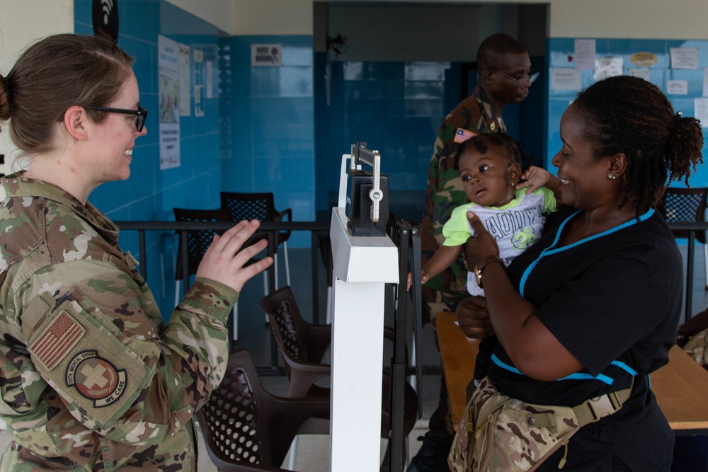 Malnutrition Program at 14 Military Hospital in Liberia