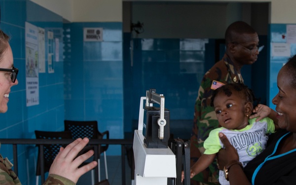 Malnutrition Program at 14 Military Hospital in Liberia